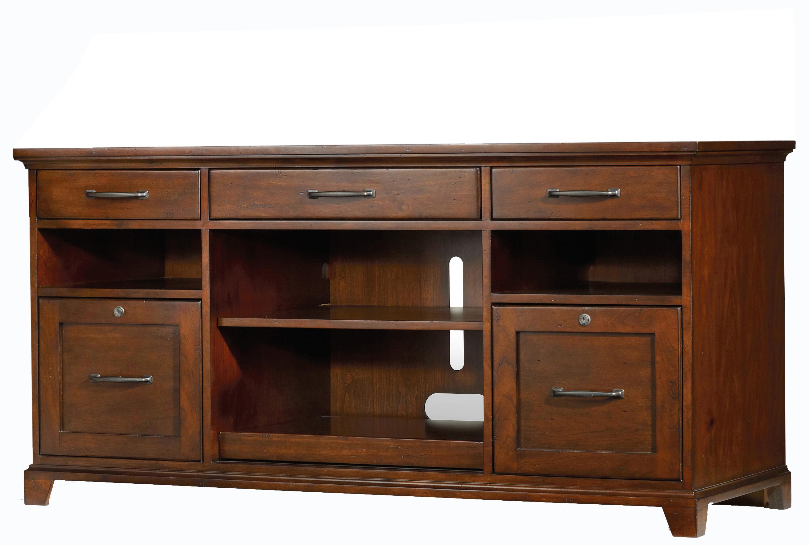 Hooker Furniture Wendover 103711364 Computer Credenza with Dropfront